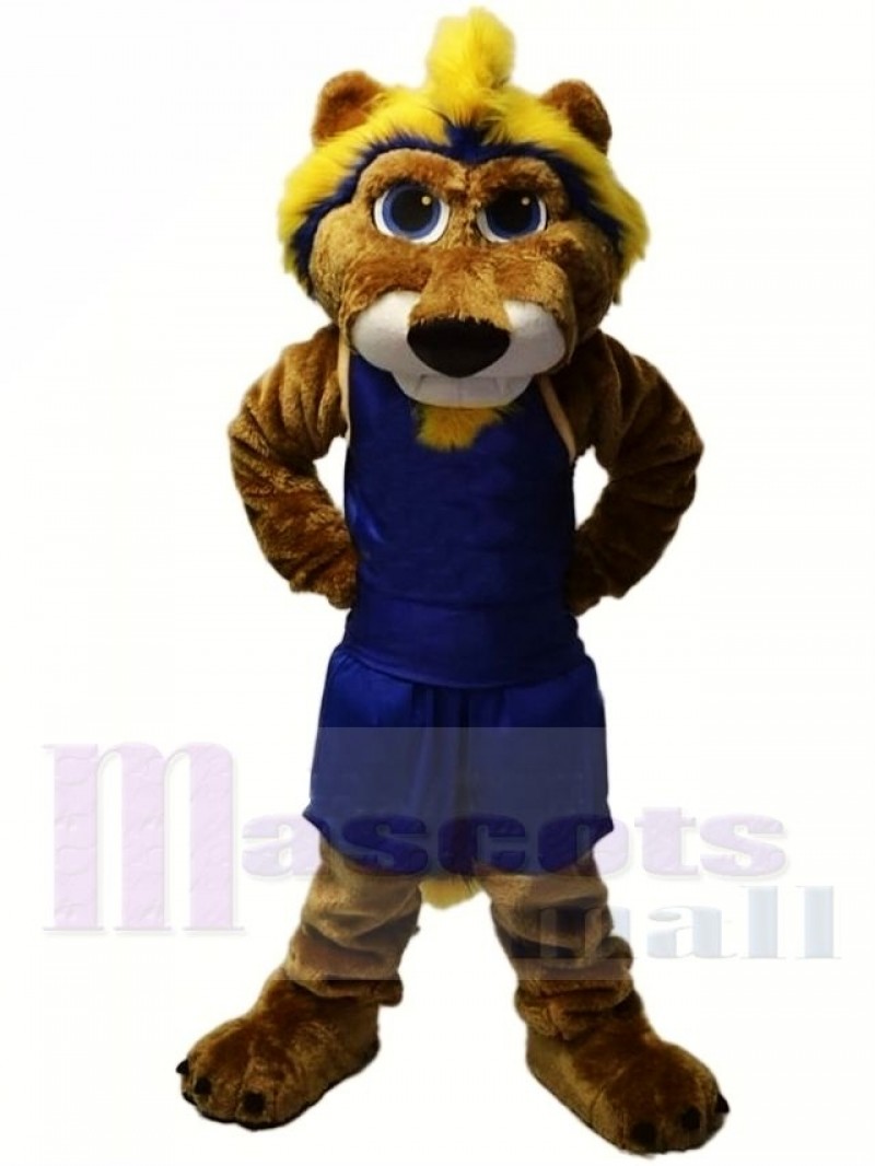 College Basketball Cougar Mascot Costume 