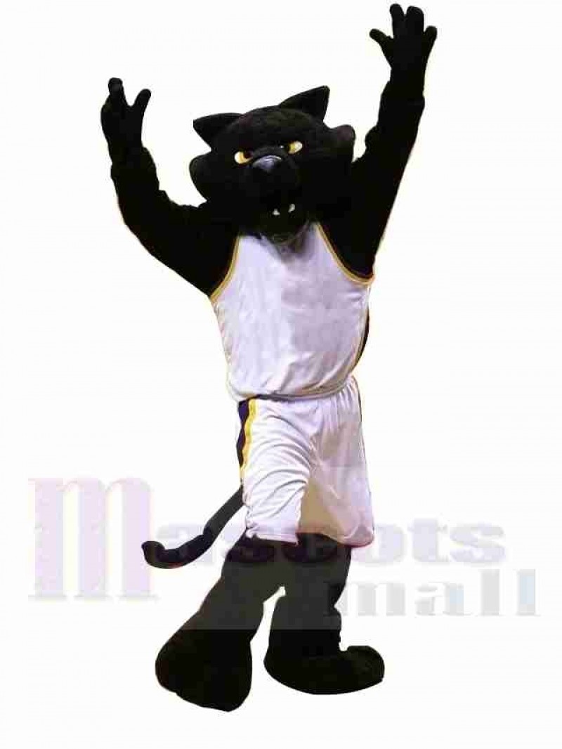 College Black Panther Mascot Costume 