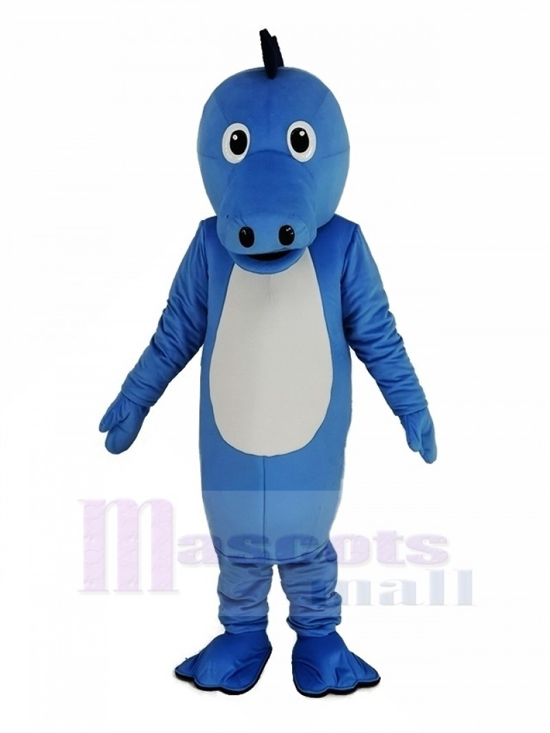 Blue Henry Seahorse Mascot Costume Animal