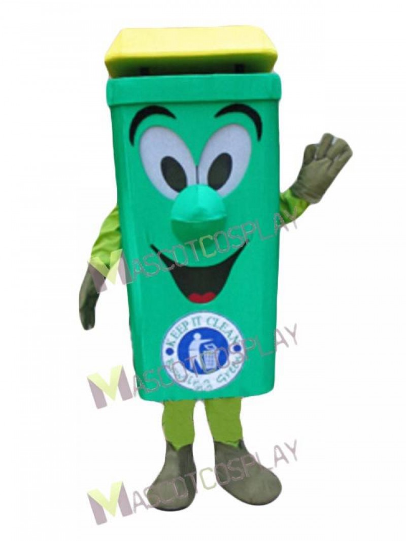 High Quality Waste Ash Bin Mascot Costume Environment Protection Cartoon Recycle Can