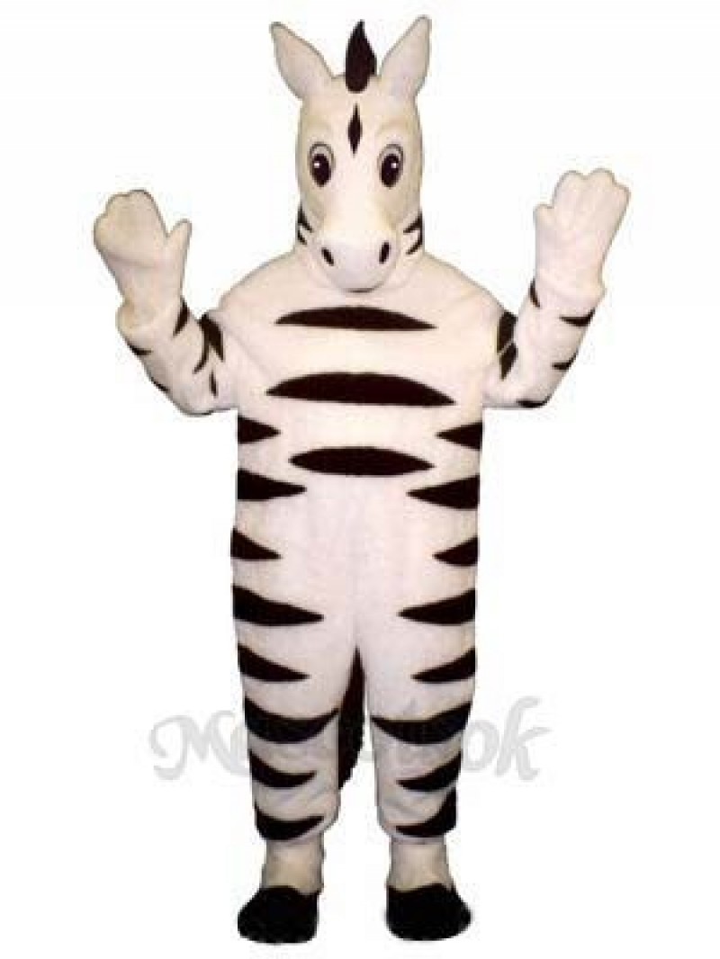 Baby Zebra Mascot Costume