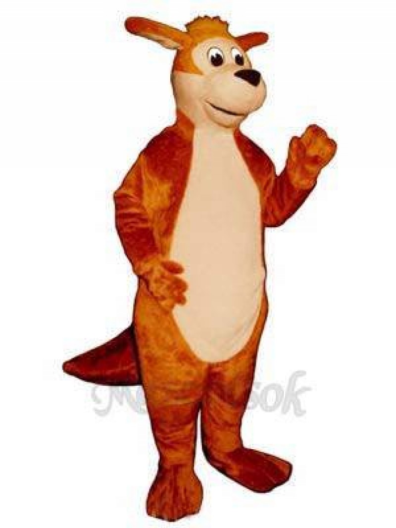 Jumping Kangaroo Mascot Costume