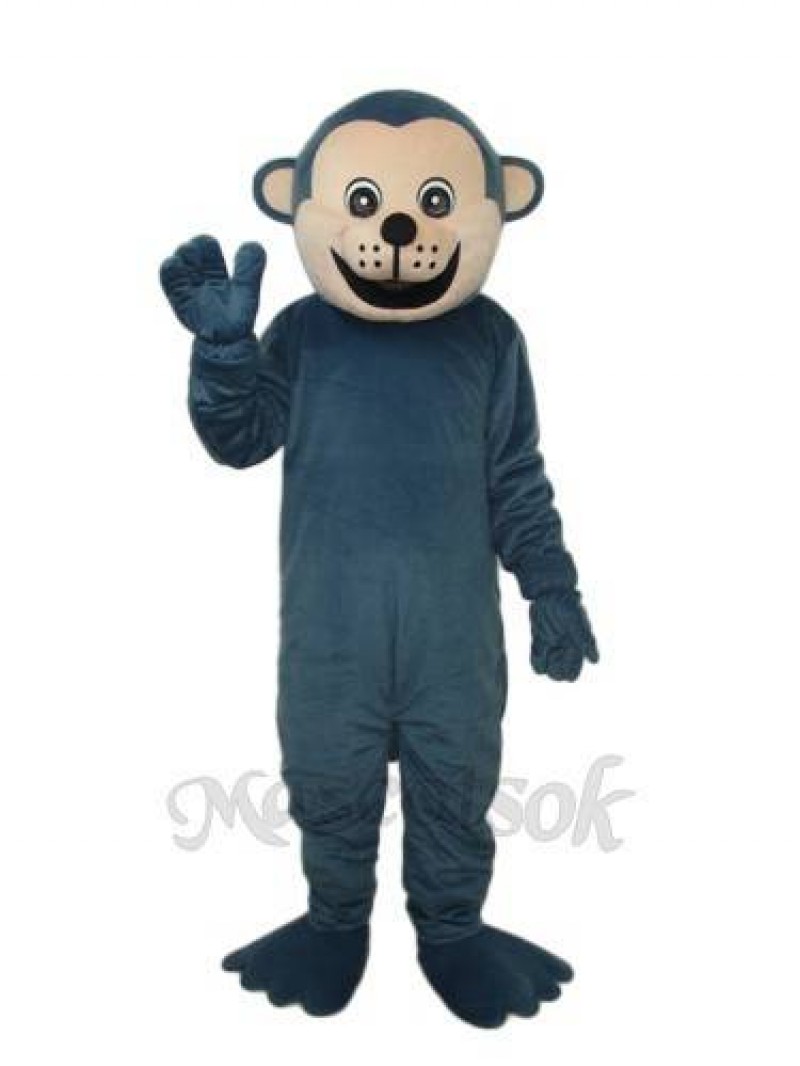 Dark Blue Gorilla Mascot Adult Costume