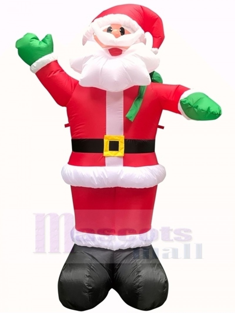 Christmas Inflatable Santa Claus with Gift Sack Outdoor Indoor Holiday Decoration Yard Lawn Home Outside Art Decor