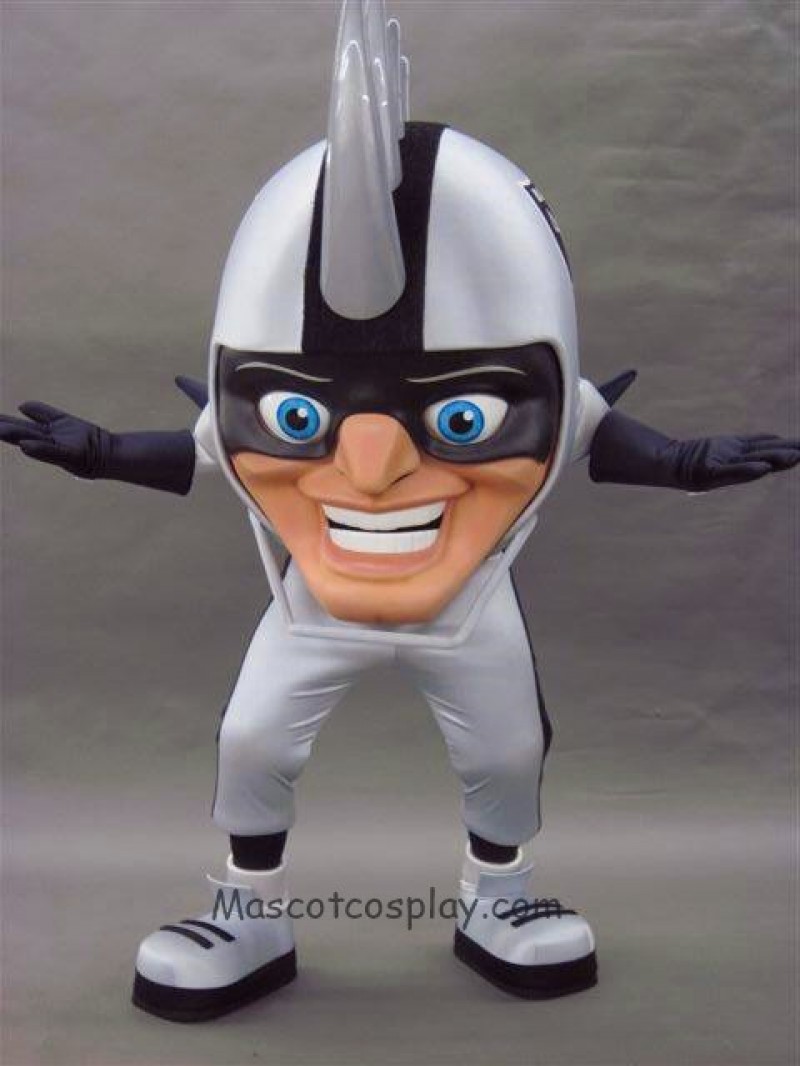 Strange New Oakland Raiders Rusher Mascot Costume