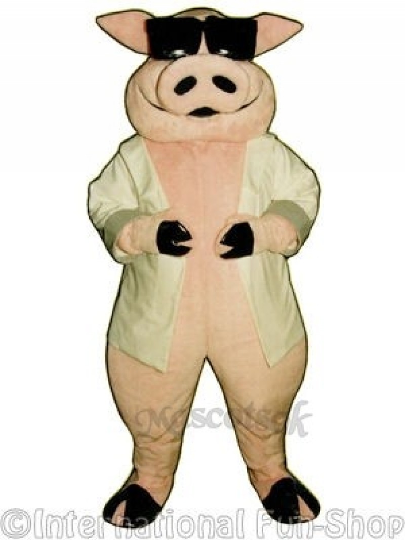 Heavy Hog Pig Piglet Mascot Costume