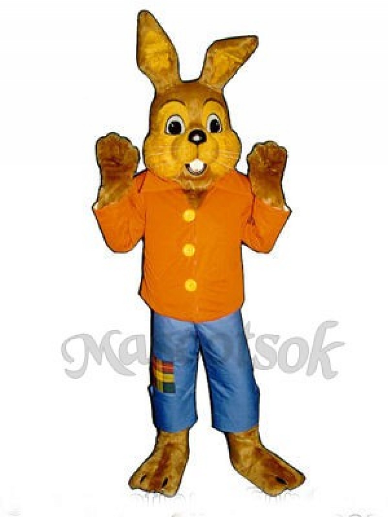 Cute Easter Bramble Bunny Rabbit Mascot Costume