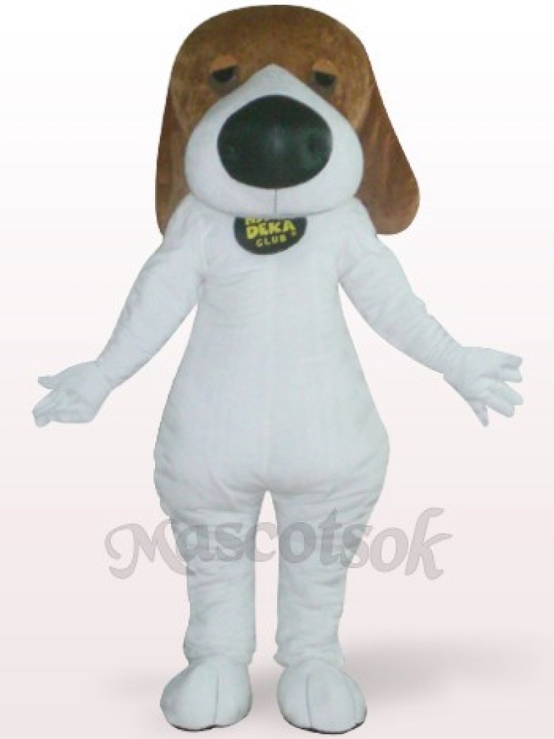 Dog With Big Nose Plush Adult Mascot Costume