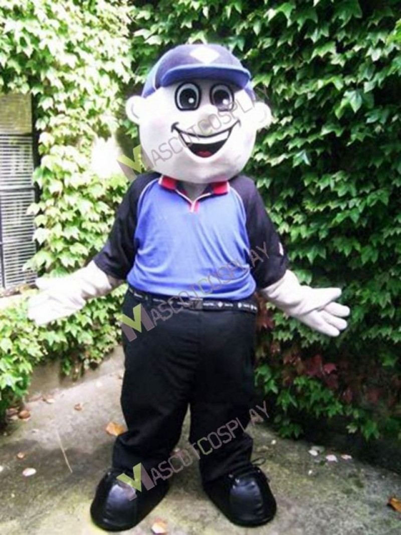 High Quality Adult Danny Domino Boy with Cap Mascot Costume