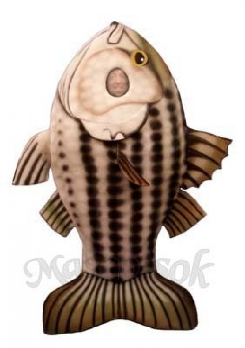 Striped Bass Mascot Costume
