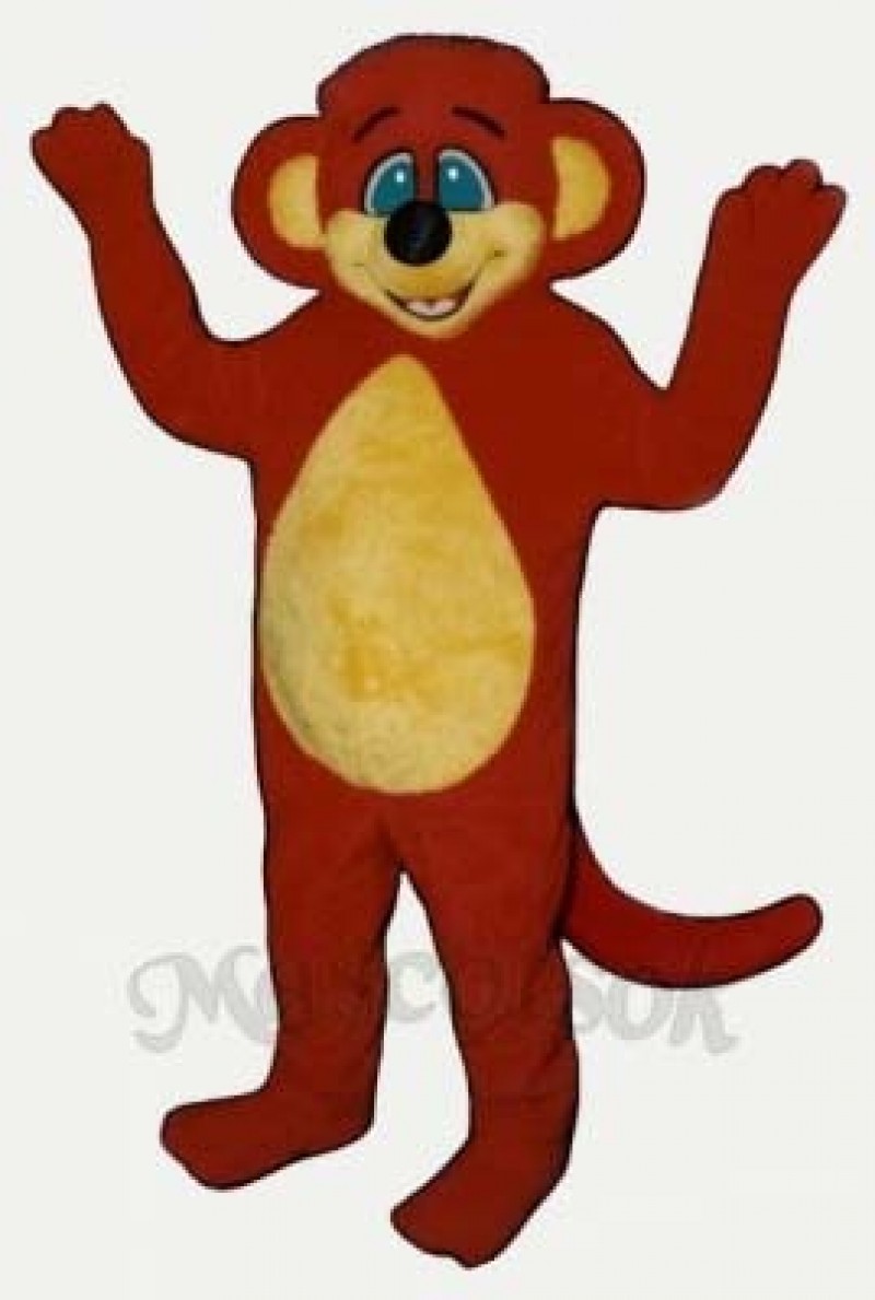 Red Mouse Mascot Costume