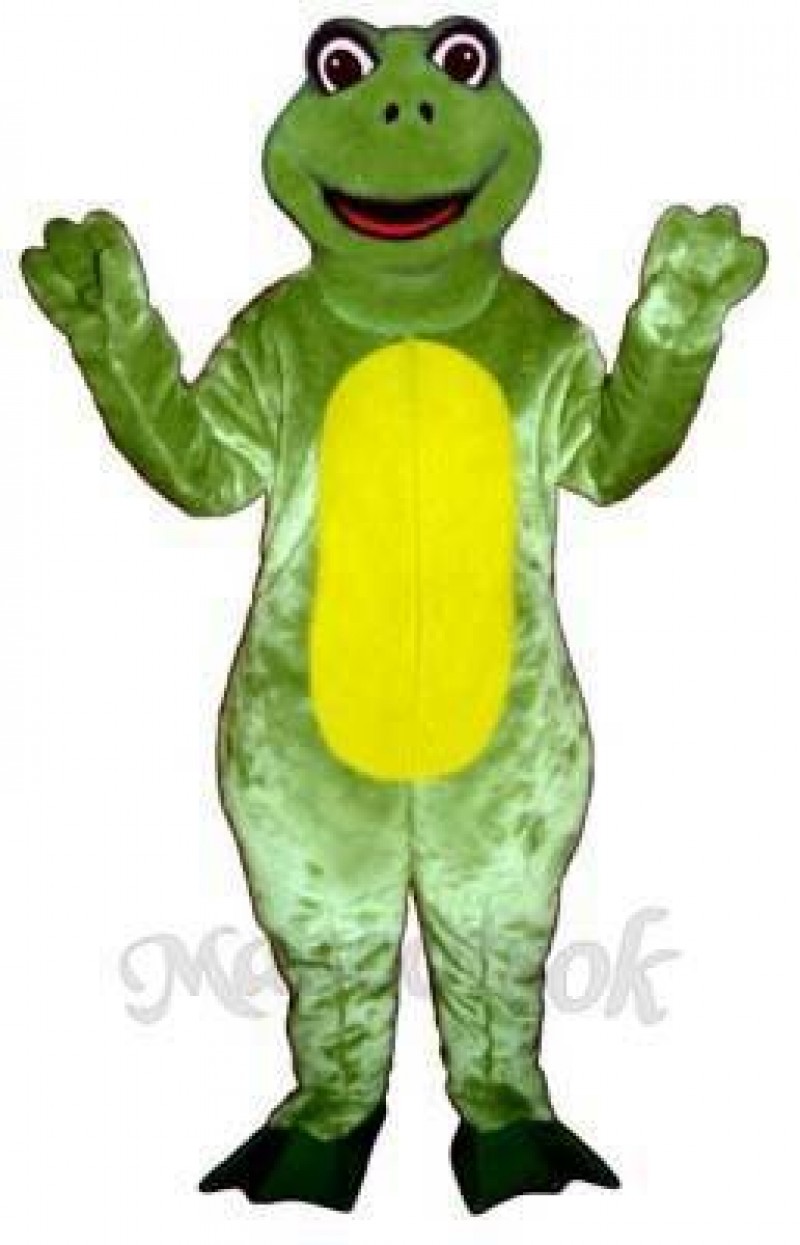 Happy Frog Mascot Costume