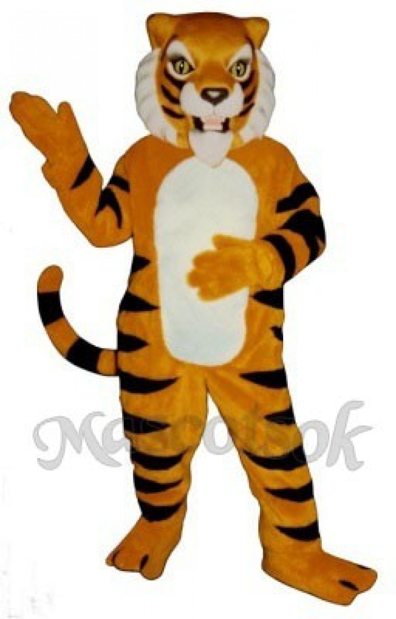 Cute Ferocious Tiger Mascot Costume