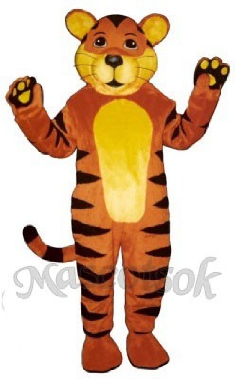 Cute Tiger Cub Mascot Costume