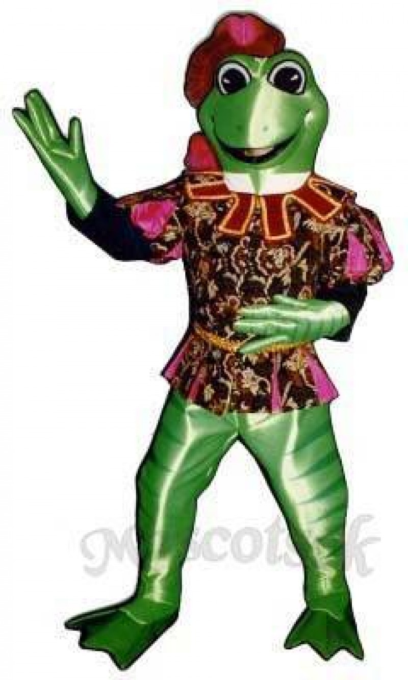Prince Frederick Frog Mascot Costume