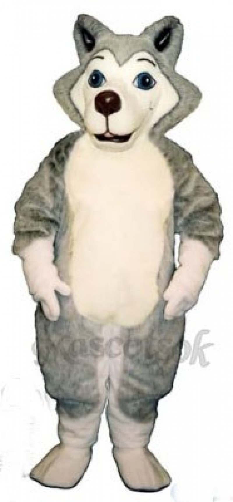 Cute Herman Husky Dog Mascot Costume