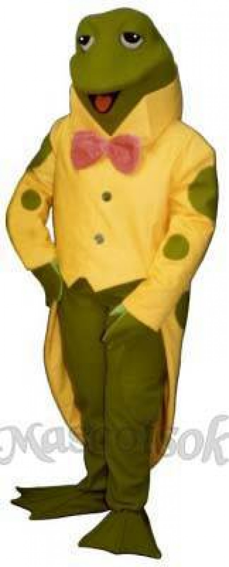 Mr. Ribbet Frog Mascot Costume