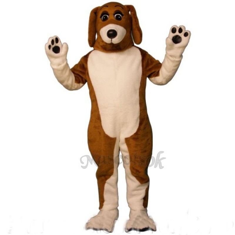 Cute Bossy Beagle Dog Mascot Costume