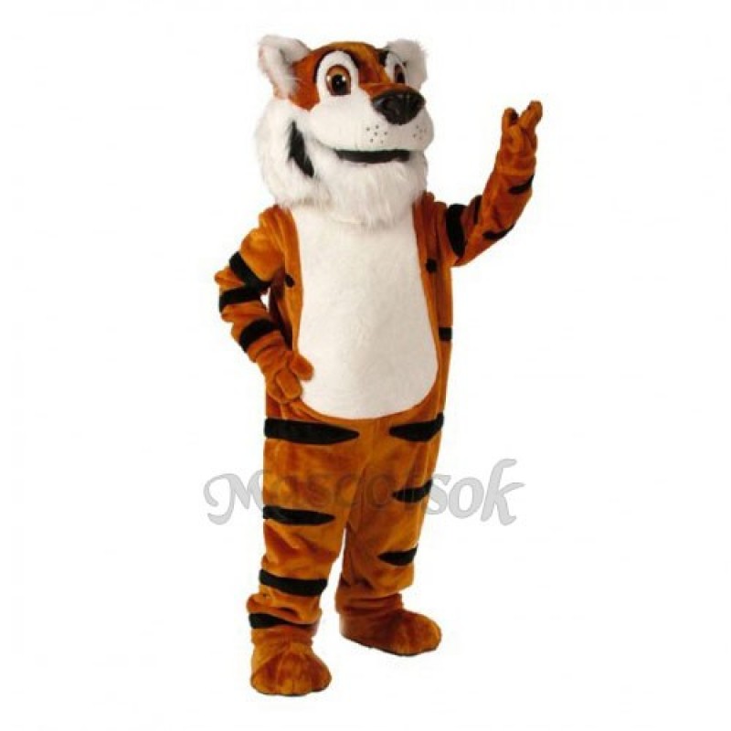 Cute Toby Tiger Mascot Costume