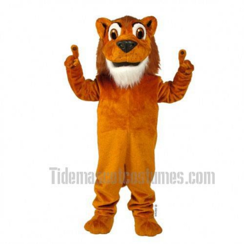 Cute Larry Lion Mascot Costume