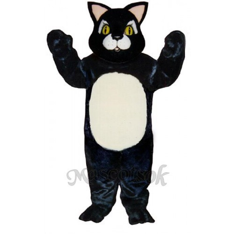Cute Blackie Cat Mascot Costume