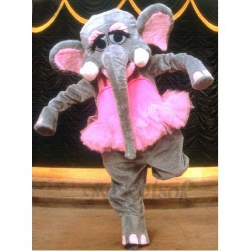 Cute Elephant Mascot Costume