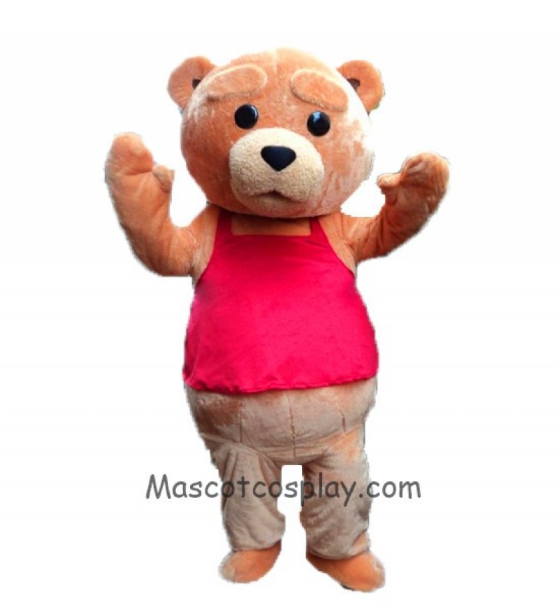 High Quality New Ted Costume Teddy Bear Mascot Costume
