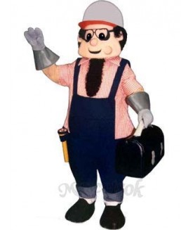Working Man Mascot Costume