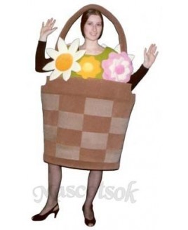 Basket of Flowers Mascot Costume