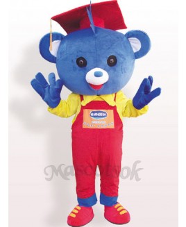 Doctor Bear Plush Adult Mascot Costume