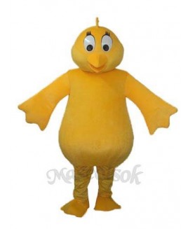 Big Belly Yellow Chicken Adult Mascot Costume