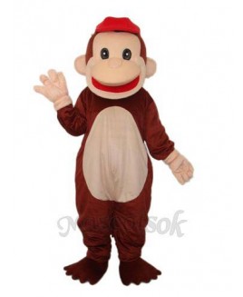 Revised Happy Monkey Mascot Adult Costume