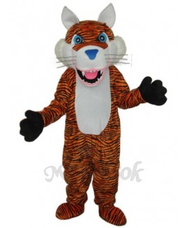 Revised Brown Tiger Mascot Adult Costume