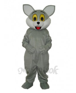 Grey Cat Mascot Adult Costume