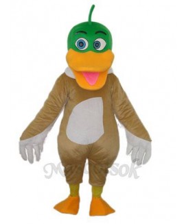 Green Duck Mascot Adult Costume