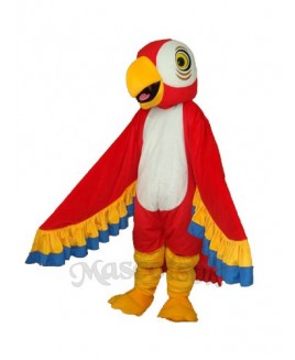Red Parrot Mascot Adult Costume