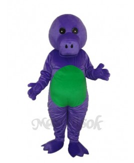 Purple Dinosaur Mascot Adult Costume