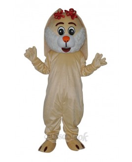 Easter Lovely Rabbit Adult Mascot Costume