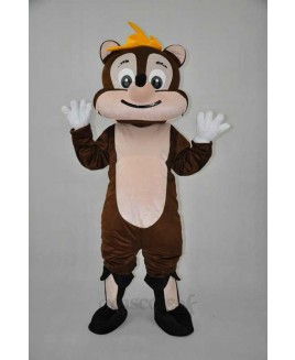 Brown Chipmunk Plush Adult Mascot Costume
