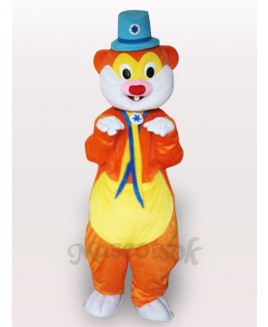 Blue Hat Mouse Adult Mascot Costume