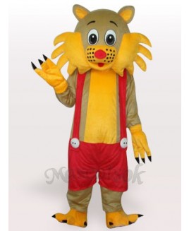 Cat Short Plush Adult Mascot Costume