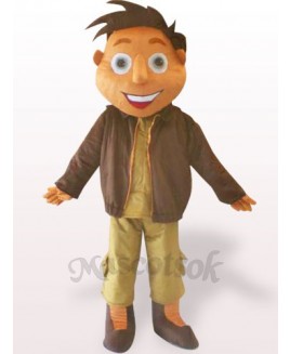 Jacket Boy Plush Adult Mascot Costume