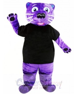 Purple Panther Mascot Costume Animal Costume for Adult