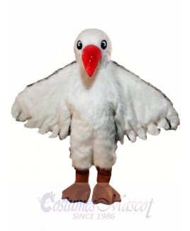 Red Mouth Seagull Mascot Costume  