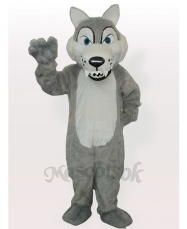 Plush Timber Wolf Adult Mascot Funny Costume