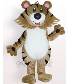 Tiger Plush Adult Mascot Costume
