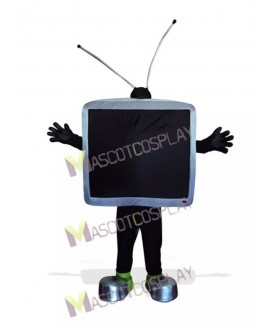 Black TV Telvision for Adult Mascot Costume