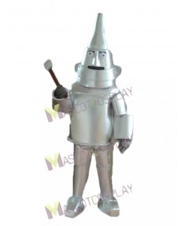 Silver Robot The Tin Man from The Wizard of OZ Mascot Costume