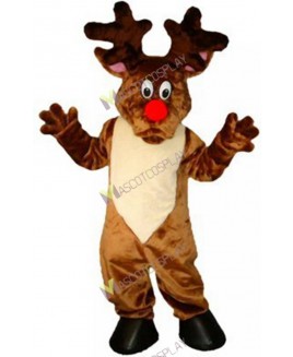 High Quality Adult Christmas Reindeer Mascot Costume