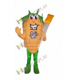 High Quality Adult Fresh Corn Mascot Costume